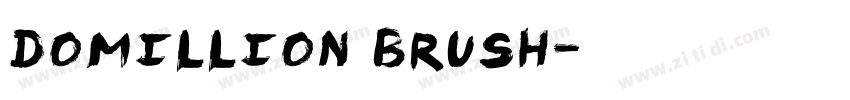 Domillion Brush字体转换
